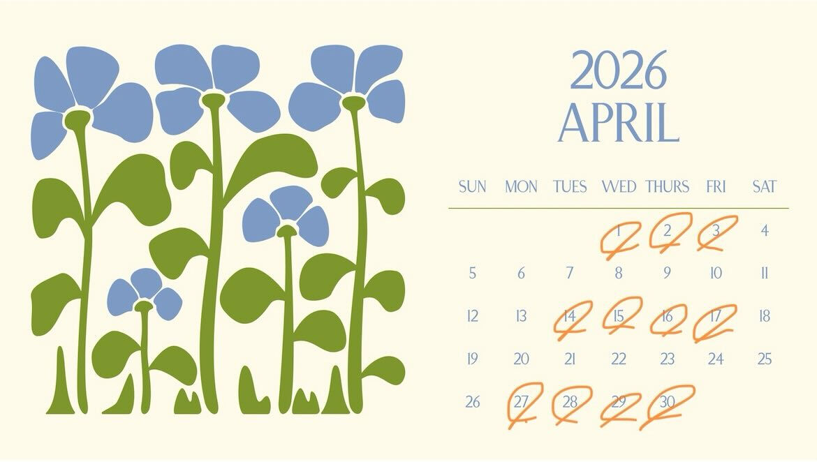 4月のオープン日です😊
