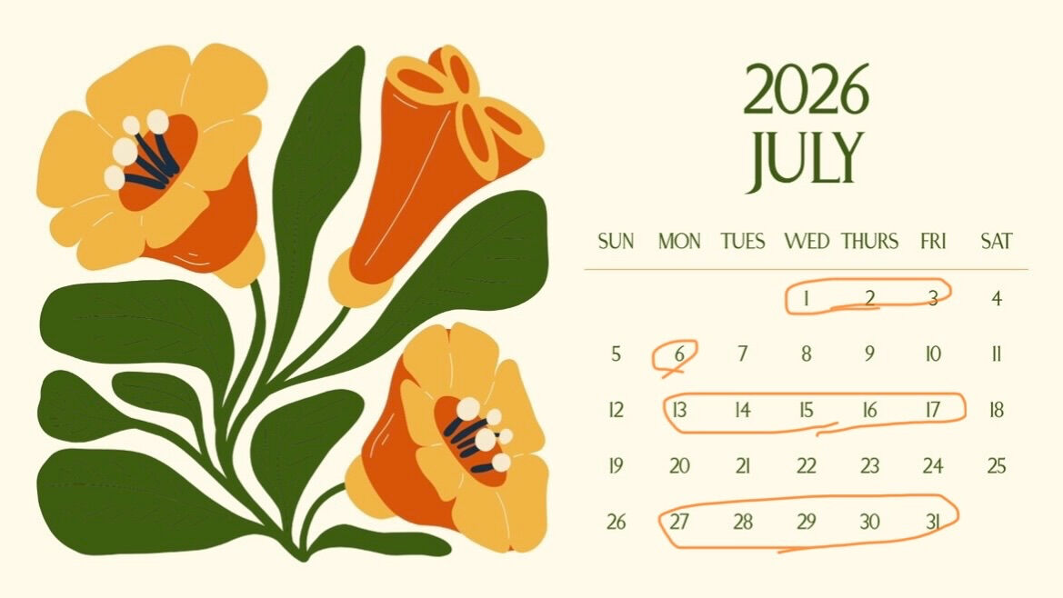 もう7月でした😳